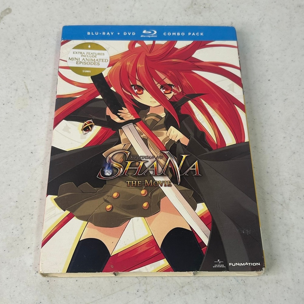 Shakugan no Shana The Movie Blu-ray DVD Combo Pack Funimation Anime Slipcover